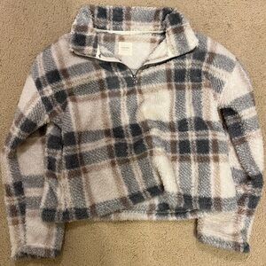 Plaid Sherpa Jacket